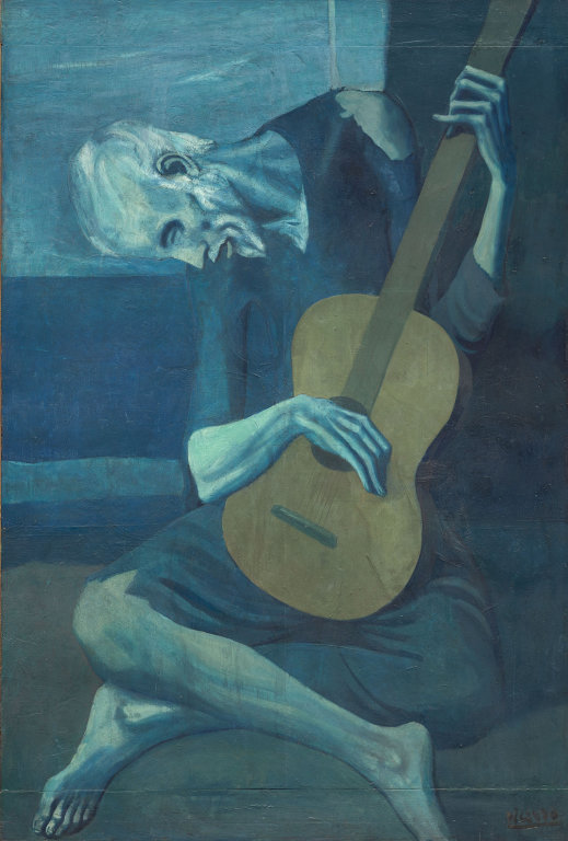 Pablo Picasso, The Old Guitarist, 1903, Art Institute of Chicago