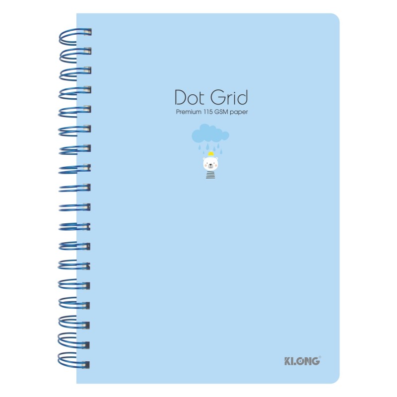 Sổ lò xo kép Dot Grid hoạt hình dễ thương